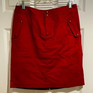 Women’s pencil skirt in red size 10 feom Worthington